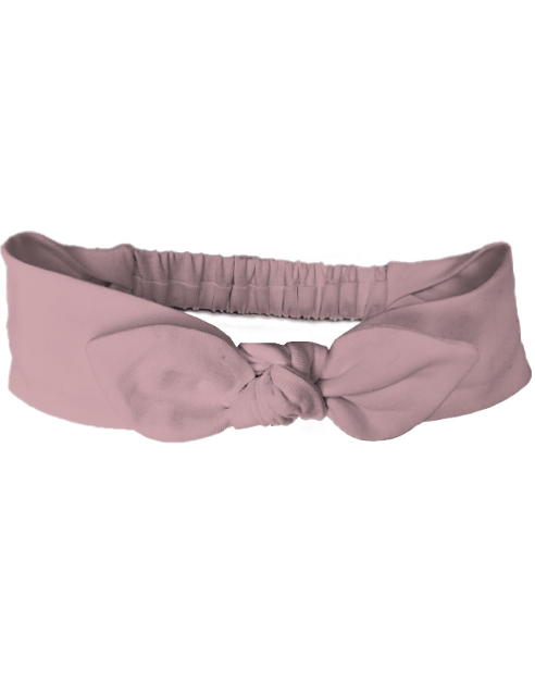 E-shop LevinFelin Detská bavlnená čelenka Bow, veľ.3, mauve