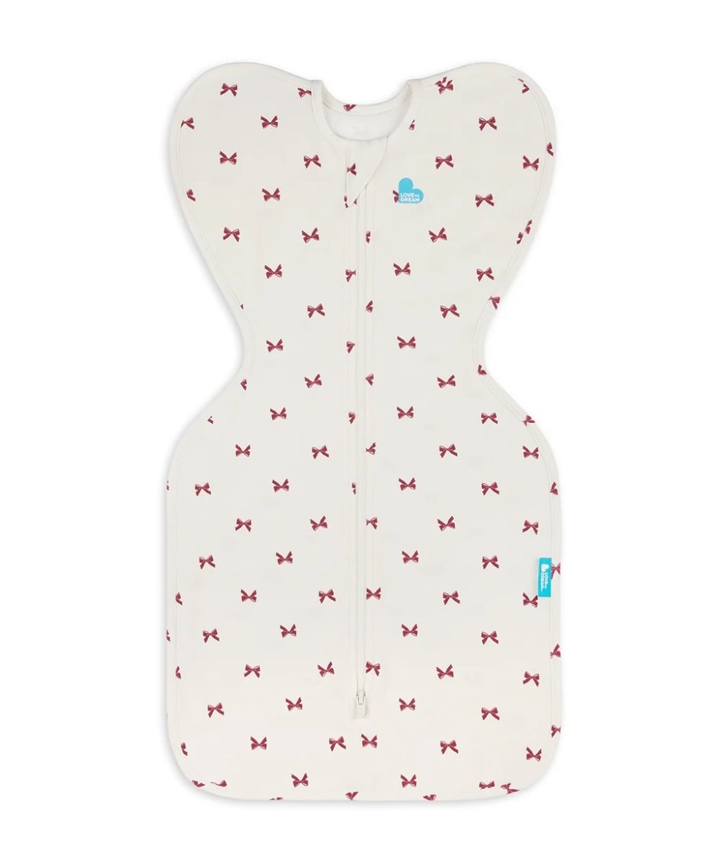 E-shop Love To Dream Zavinovačka Swaddle UP - veľkosť S - mašličky ETAP 1 - 1 TOG Originál