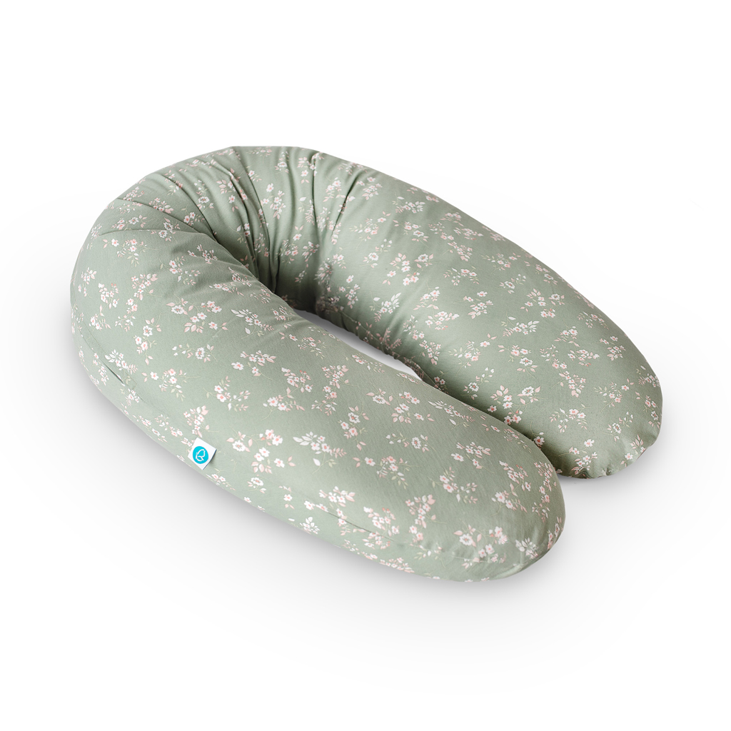 E-shop CEBA Vankúš na dojčenie Cebuška Multi Žerzej Green Meadow 190 cm