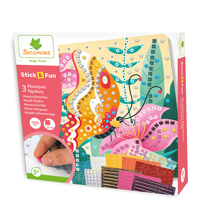 E-shop Sycomore Stick & Fun - mozaika - motýliky