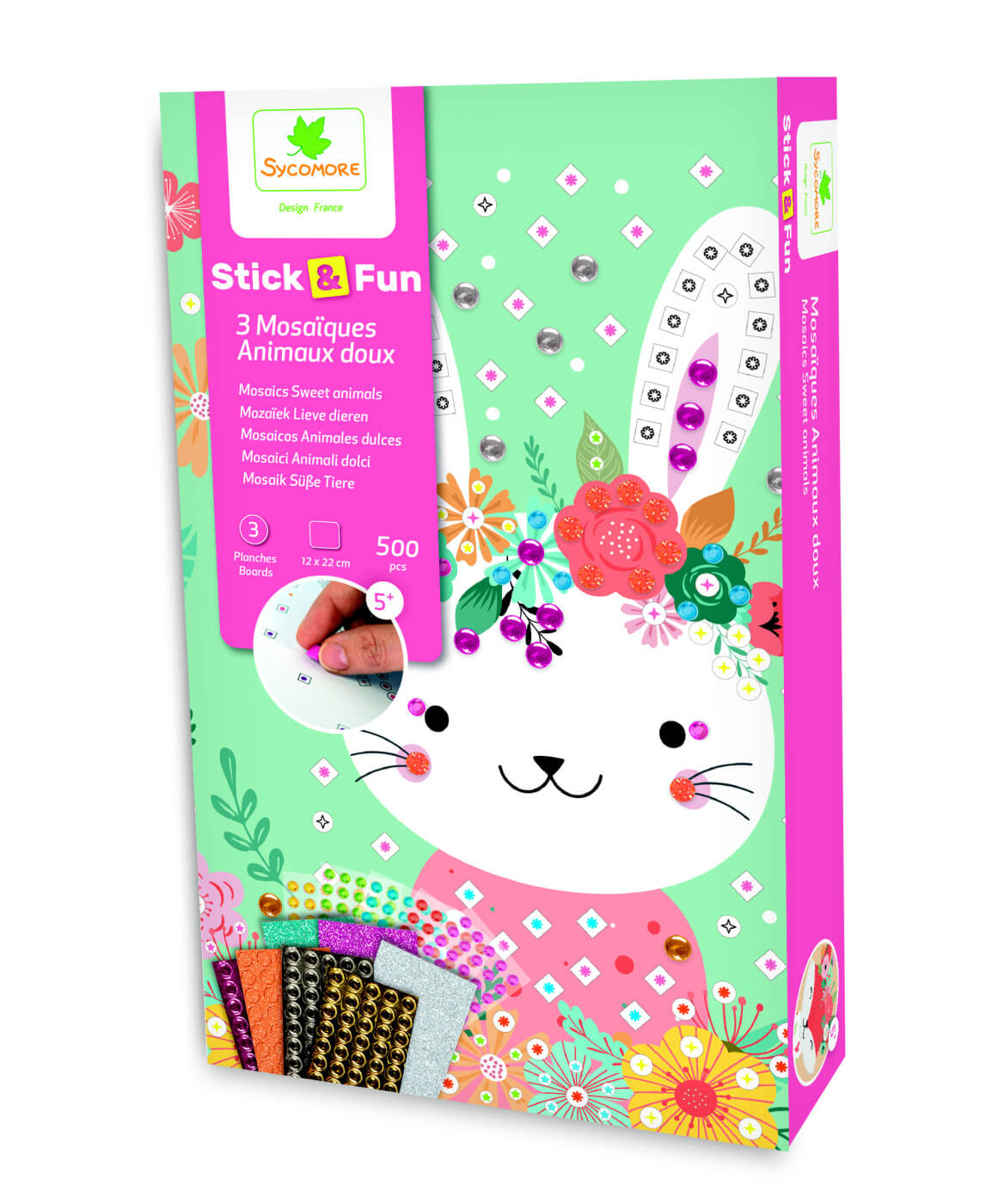 E-shop Sycomore Stick & Fun - malá mozaika - roztomilé zvieratá