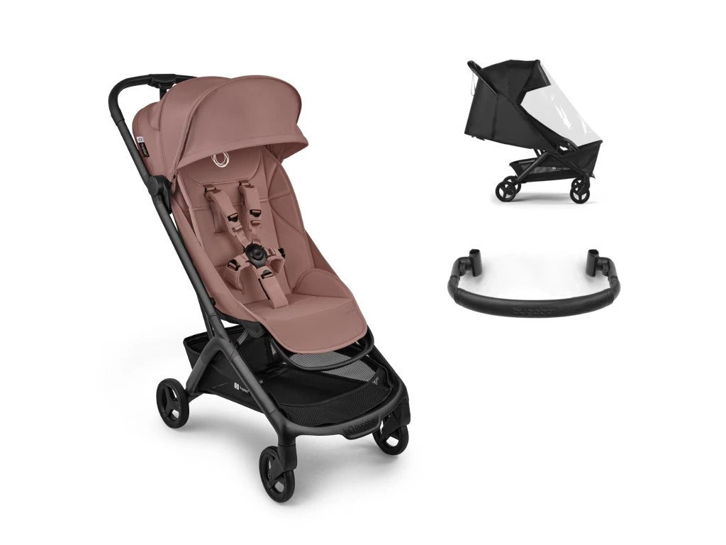 E-shop Bugaboo výhodný set Butterfly 2 Essential, Dusty pink