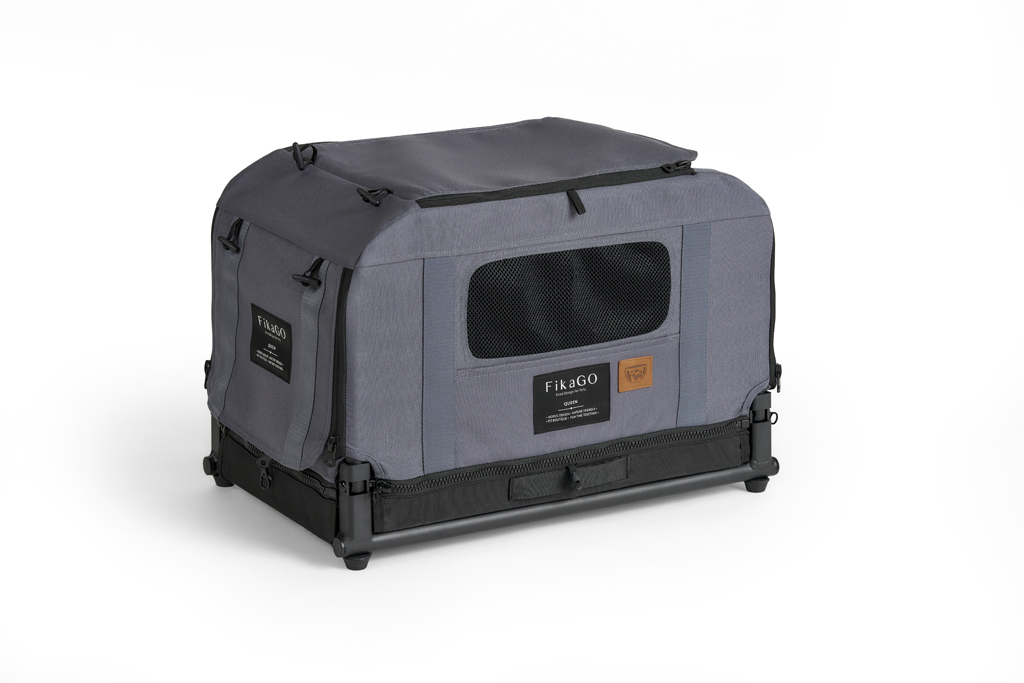 E-shop FIKAGO Skladacia kennel prepravka Queen XS Grey