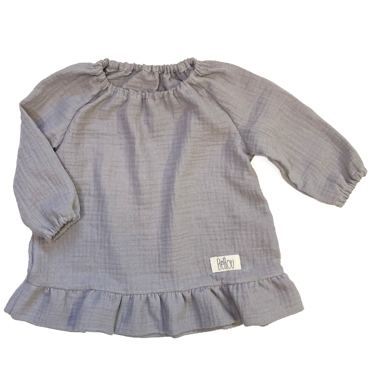 E-shop PINKIE šatičky Bellou Muslin Grey Varianta / veľkosť: 62-68