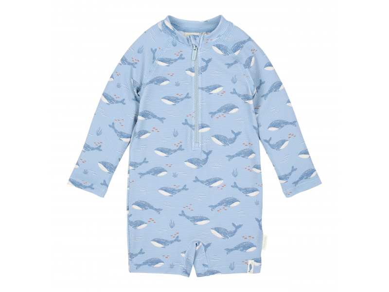 E-shop Little Dutch Plavky dlhý rukáv Ocean Splash veľ. 62/68