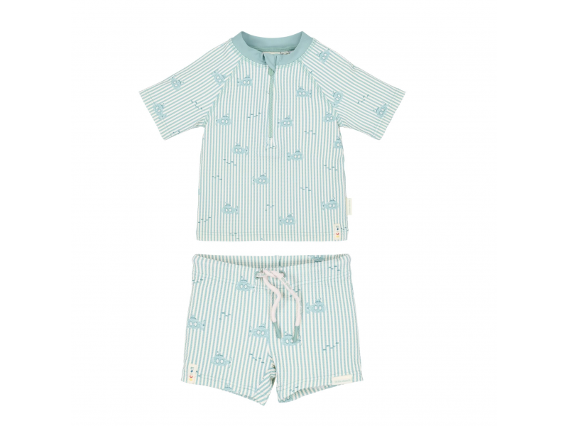 E-shop Little Dutch Plavky krátky rukáv 2-dielne Ocean Adventure veľ. 98/104