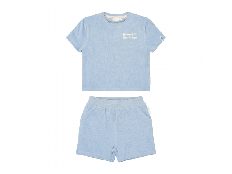 E-shop Little Dutch Tričko a kraťasy Ocean World Blue veľ. 98/104