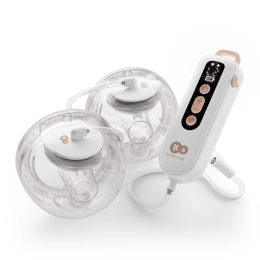 E-shop KINDERKRAFT Odsávačka materského mlieka Double Hands-free Gentle Flow Gold