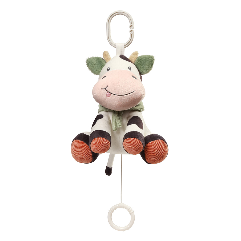 E-shop BABYONO Hračka hudobná na C-krúžku Cow Bingo 0m+
