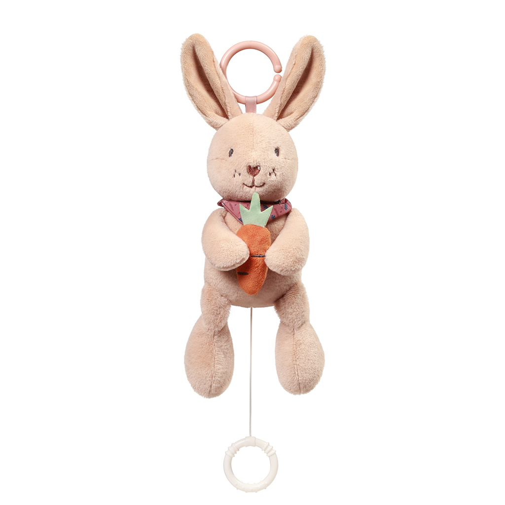 E-shop BABYONO Hračka hudobná na C-krúžku Rabbit Karo 0m+