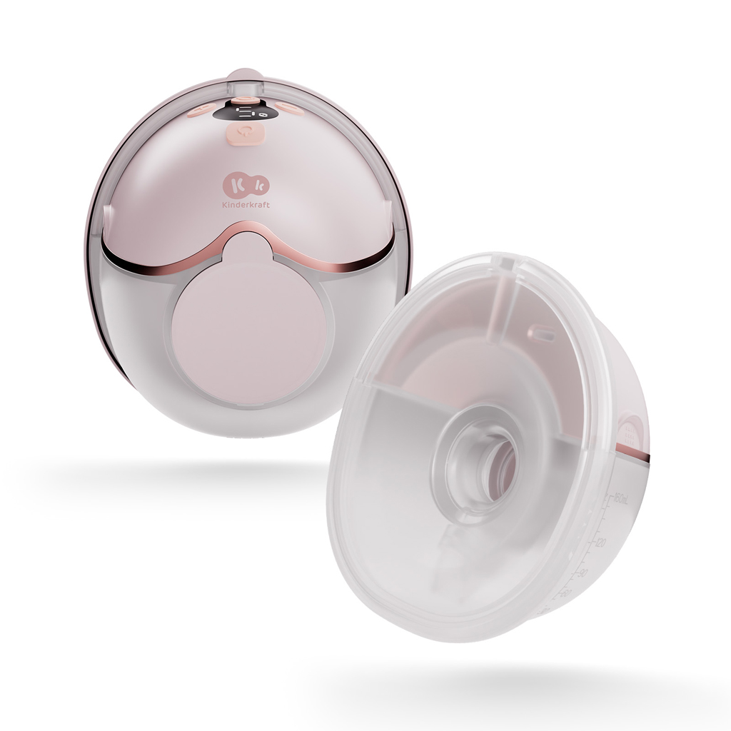 E-shop KINDERKRAFT Odsávačka materského mlieka Single Hands-free Mamaflow Pink
