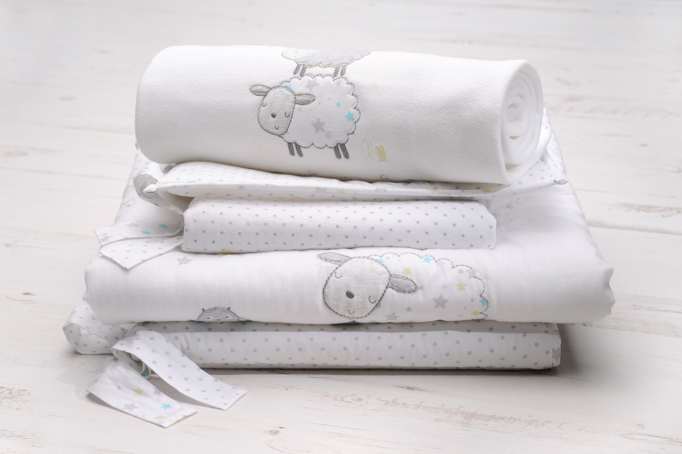 E-shop East Coast Troj dielna súprava do postieľky - Ovečka