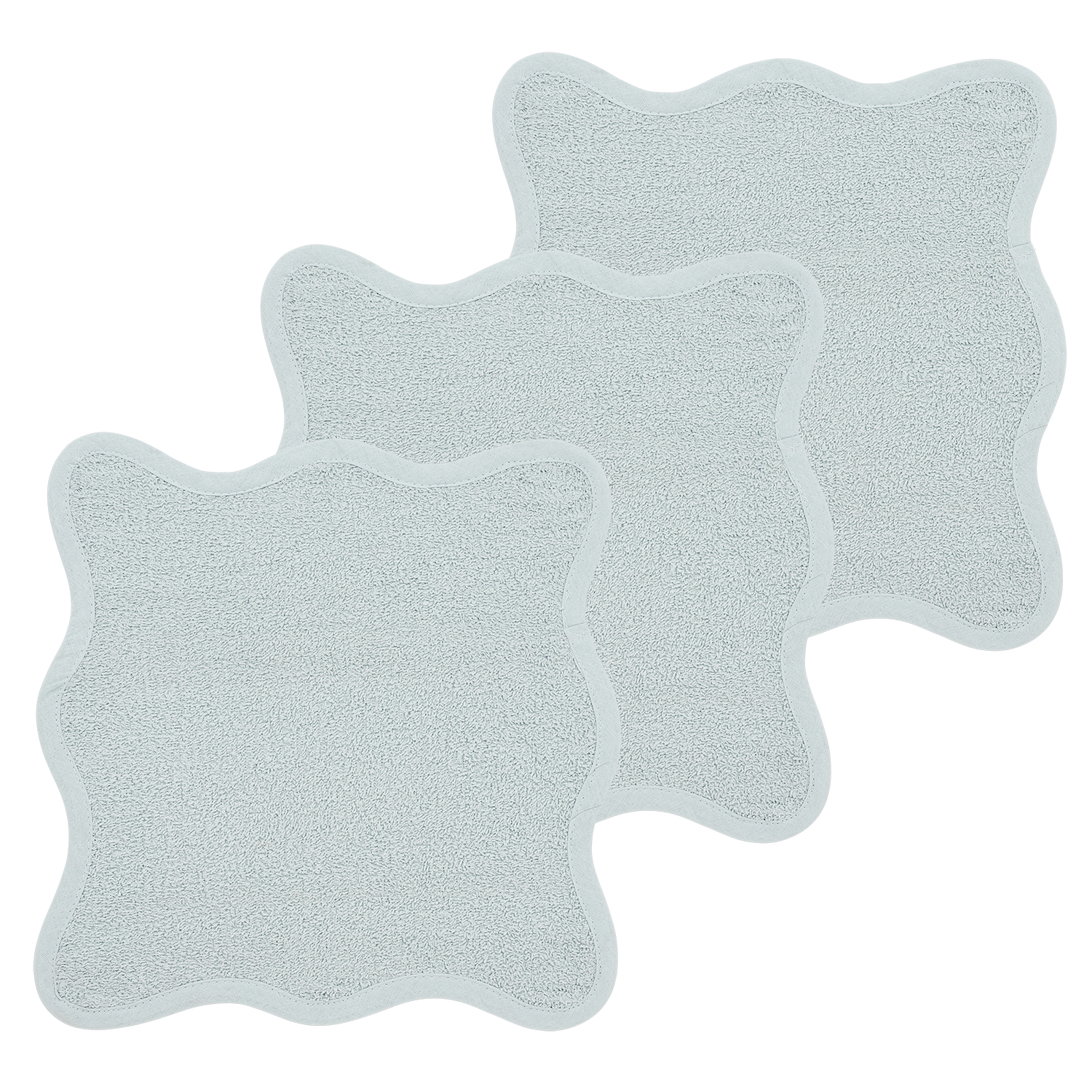 E-shop Meyco Froté žiňky Wavy 3-balenie - Grey blue