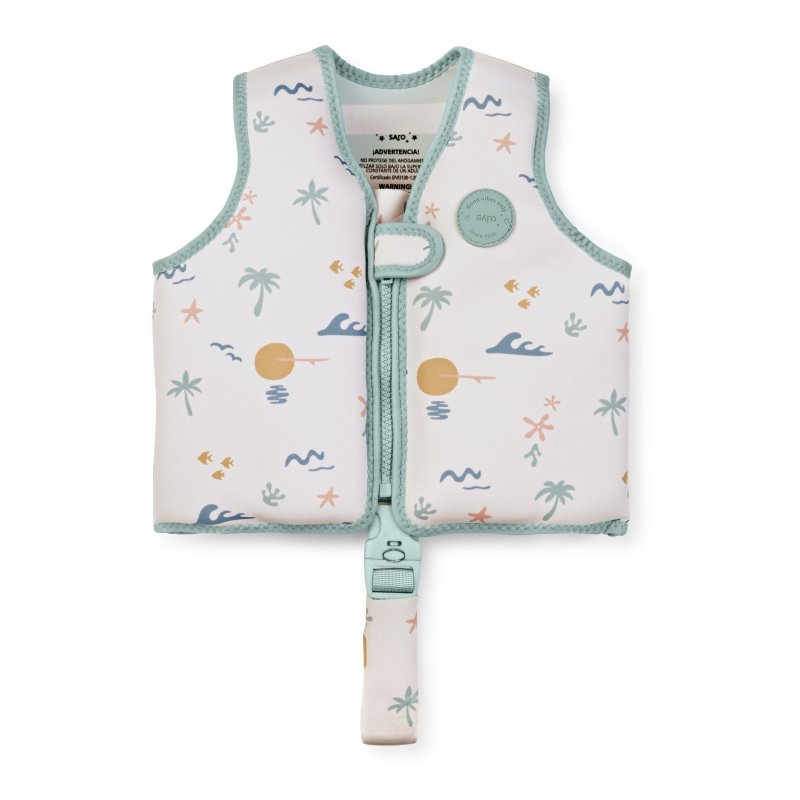 E-shop Saro Baby Plavecká neoprénová vesta s UV ochranou (1-3r) Good Vibes