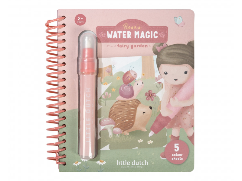 E-shop Little Dutch Kníha kúzlenia s vodou Rosa Fairy Garden
