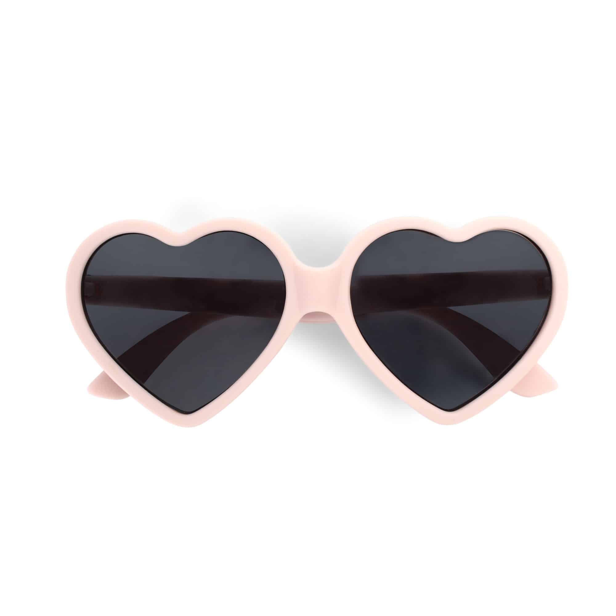 E-shop DETSKÉ SLNEČNÉ OKULIARE FILIBABBA - HEART - PEACH WHIP - 1-3 ROKY