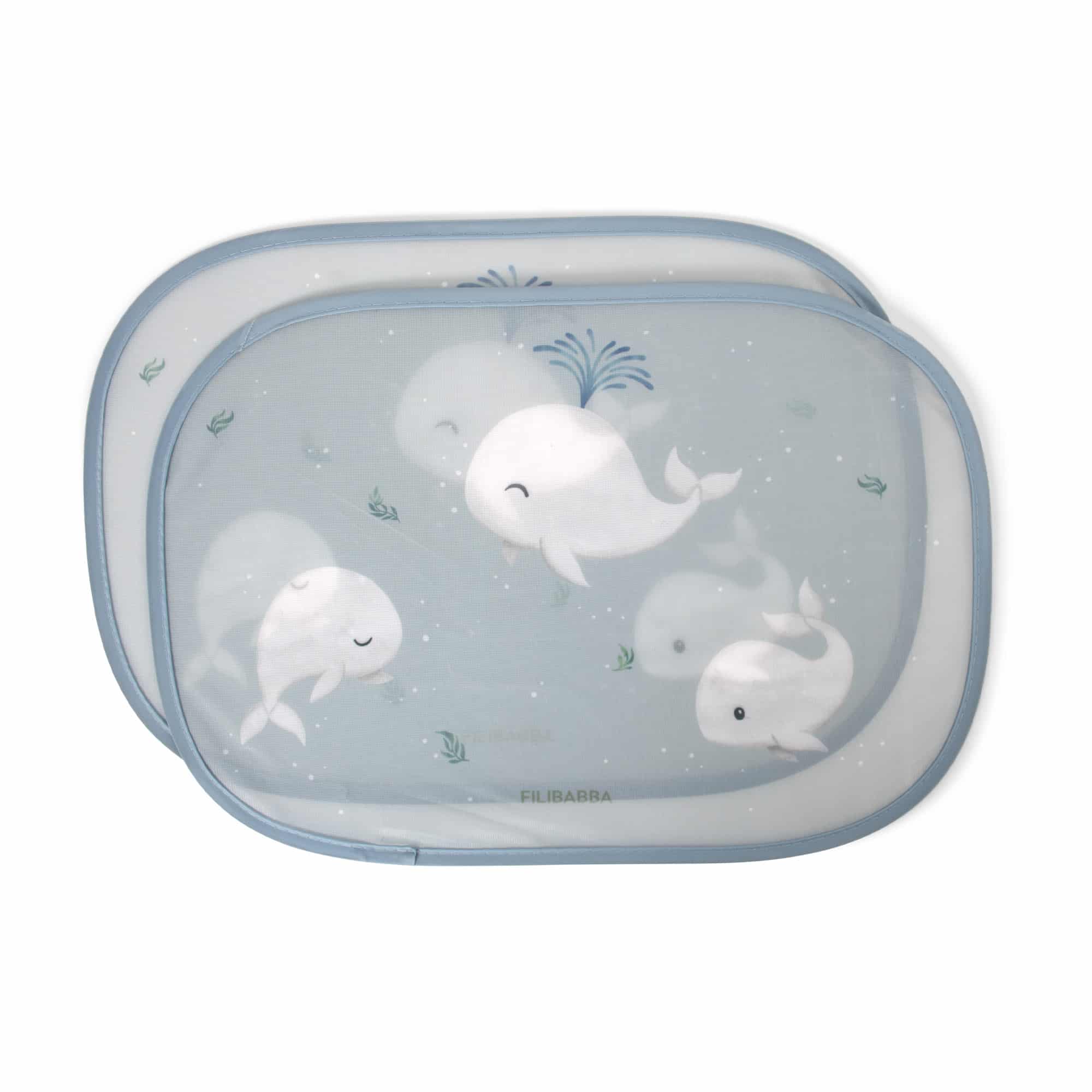 E-shop SLNEČNÉ CLONY DO AUTA FILIBABBA - CHRISTIAN´S WHALE TALES - 2KS