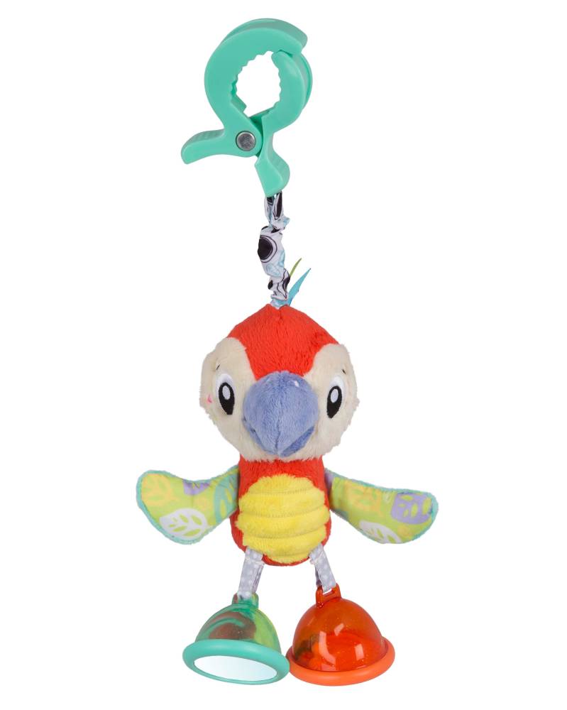 E-shop Playgro - Závesný papagáj s klipom
