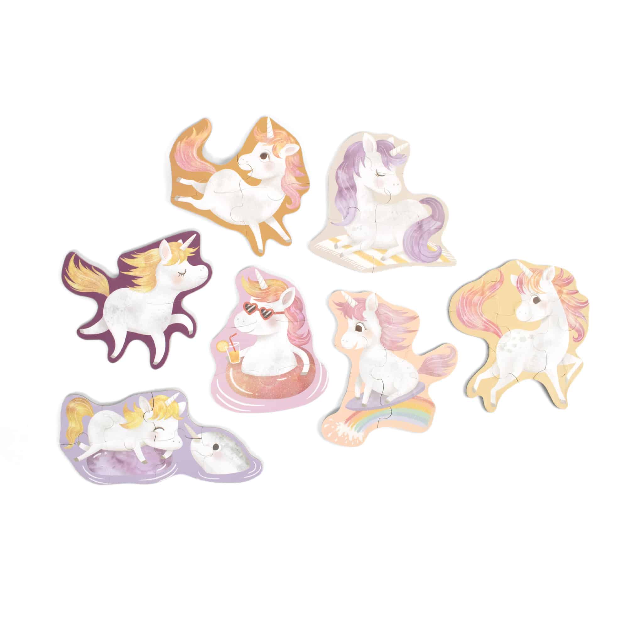 E-shop SET 7 PUZZLE FILIBABBA - UNICORN SHORES