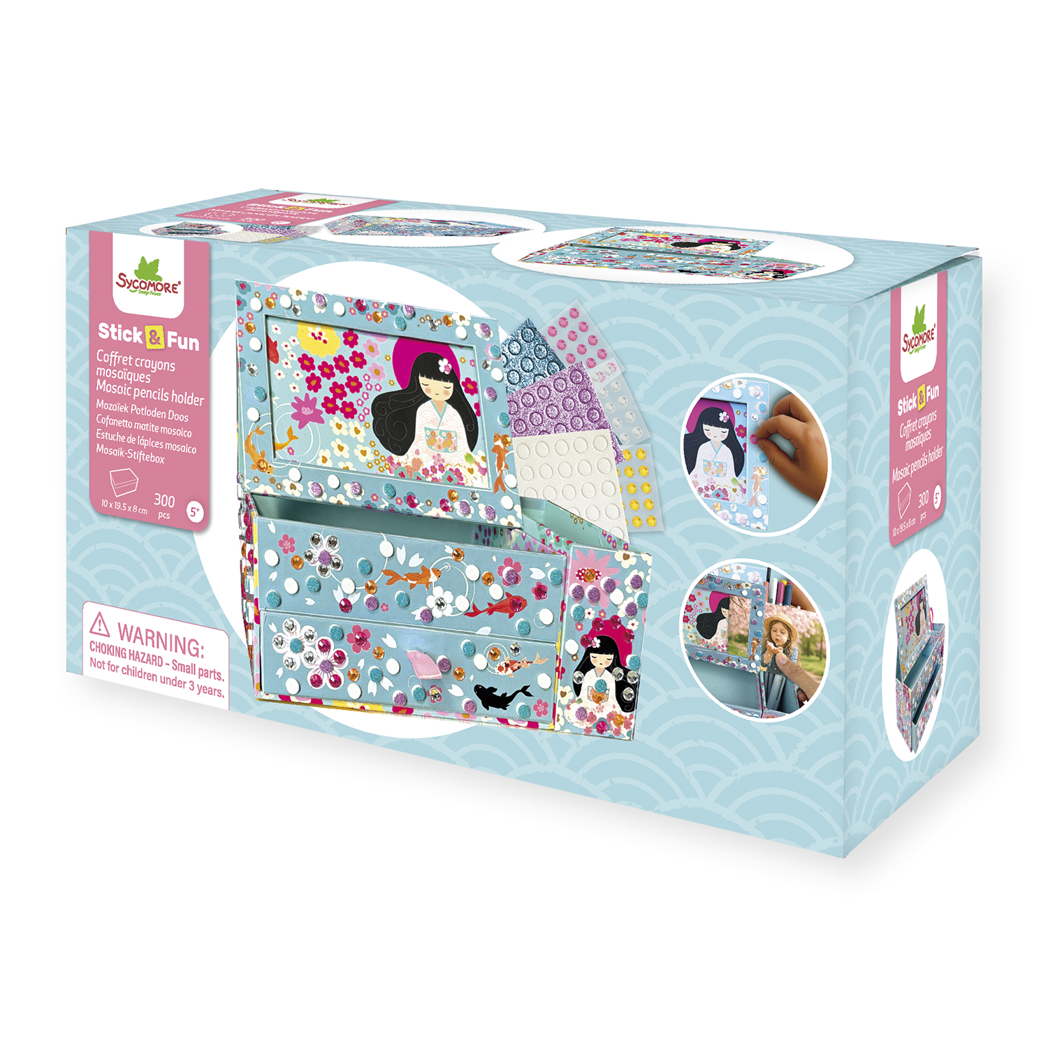 E-shop Sycomore Stick & Fun – 3D mozaika – organizér na ceruzky