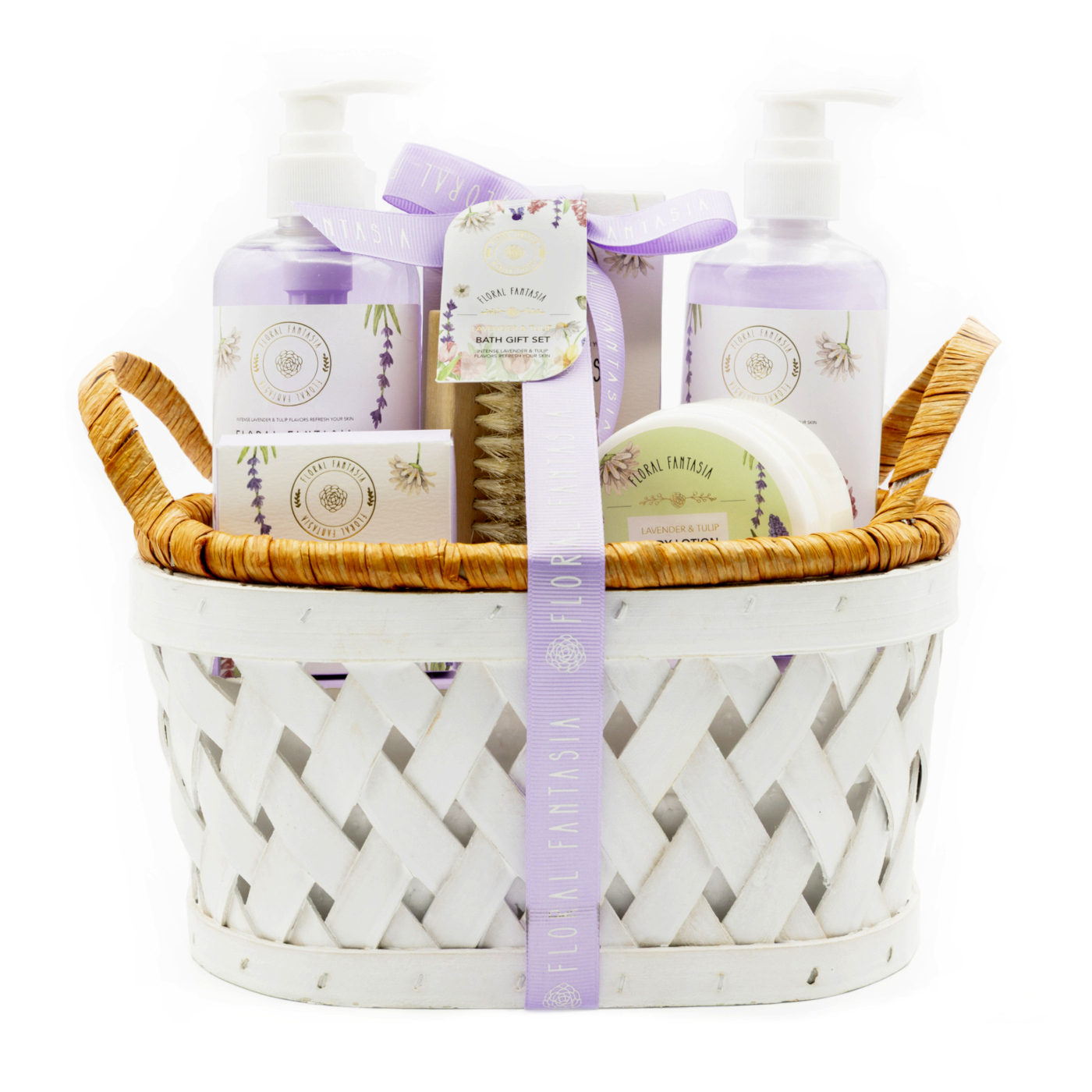 E-shop BCS Bodycare Gift basket for women Elegant Gift set Lily and iris 7 in 1