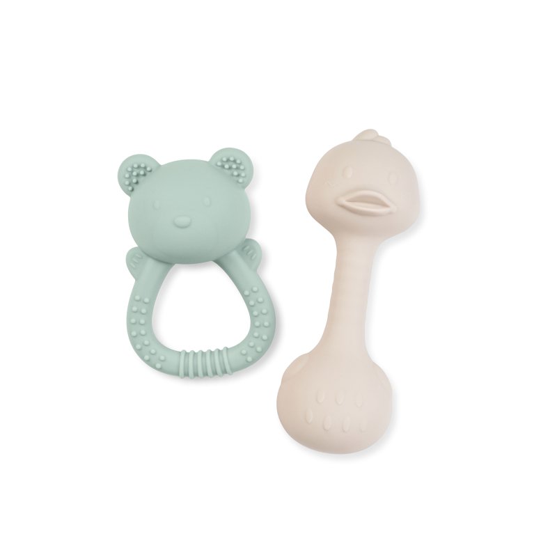 E-shop Saro Baby Sada hrkálok Tiny Treasures Mint