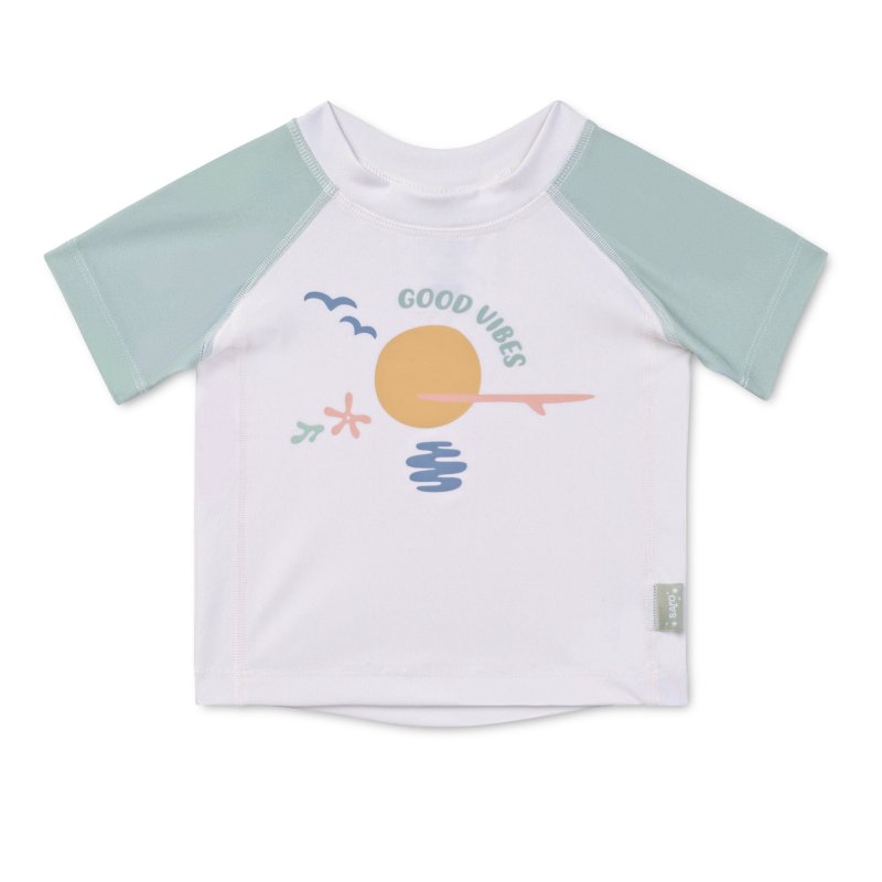 E-shop Saro Baby Plavecké tričko s UV ochranou (3-6m) Good Vibes