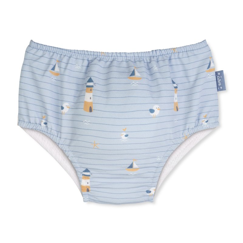 E-shop Saro Baby Plienkové plavky s UV ochranou (3-6m) Navy Hugs