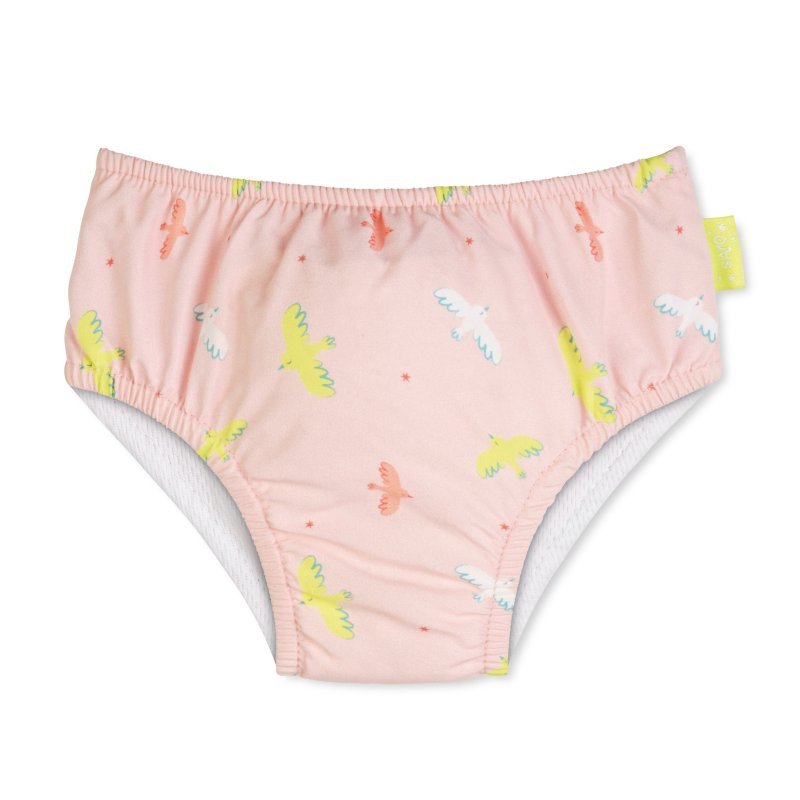 E-shop Saro Baby Plienkové plavky s UV ochranou (6-12m) Tropicool Pink