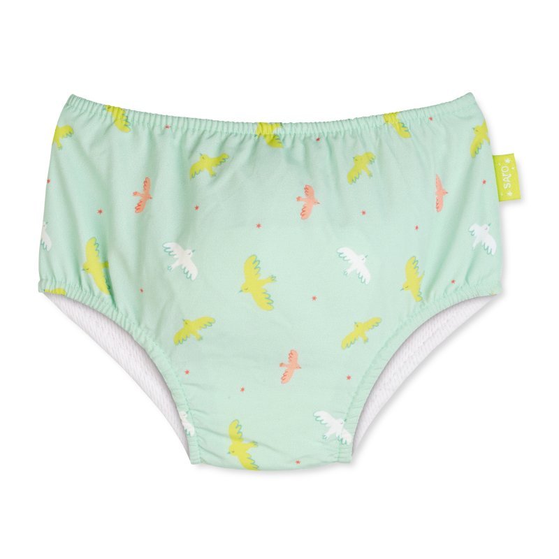 E-shop Saro Baby Plienkové plavky s UV ochranou (18-24m) Tropicool Green