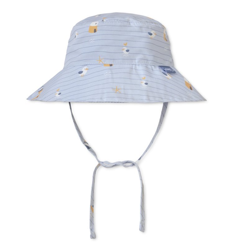 E-shop Saro Baby Obojstranný klobúčik s UV ochranou (18-36m) Navy Hugs