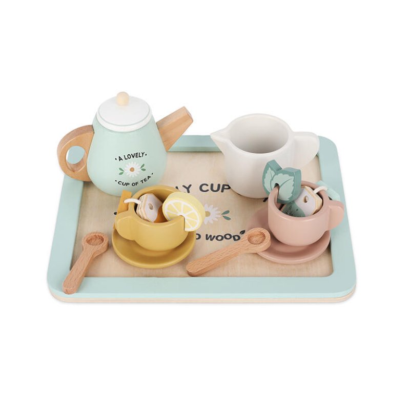 E-shop Saro Baby Drevený čajový set 36m+