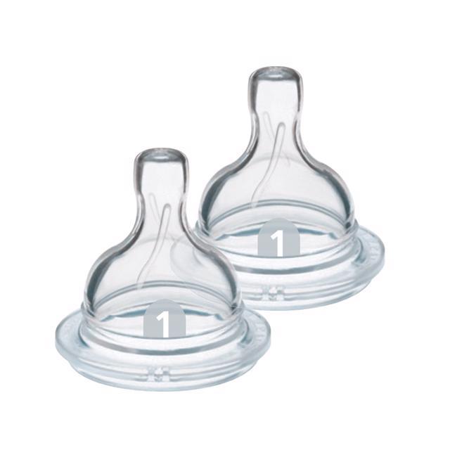 E-shop Philips AVENT Cumlík Klasik 1 otvor novorodenecký 2 ks