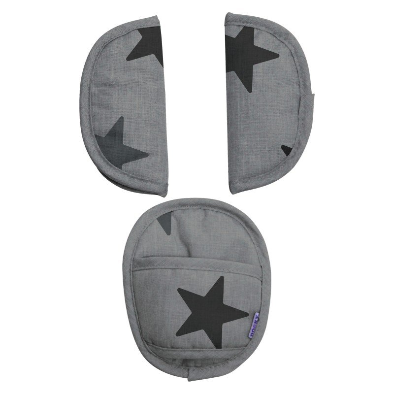 E-shop Dooky Chránič pásu Universal Pads Grey Stars