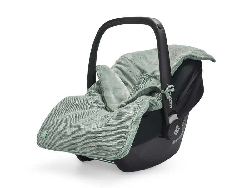 E-shop JOLLEIN Fusak do autosedačky Basic Knit Ash Green