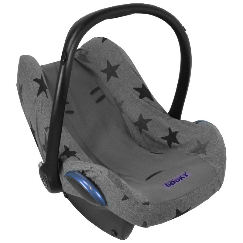 E-shop Dooky Poťah na autosedačku Seat Cover 0+ Grey Stars