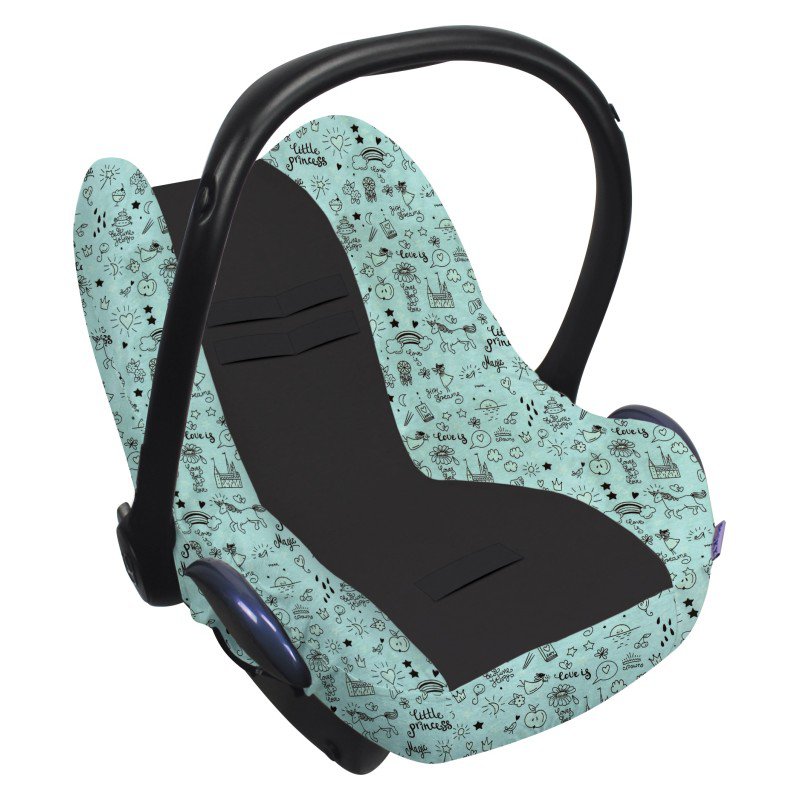 E-shop Dooky Poťah na autosedačku Seat Cover 0+ Limited LITTLE PRINCESS Glow in the Dark