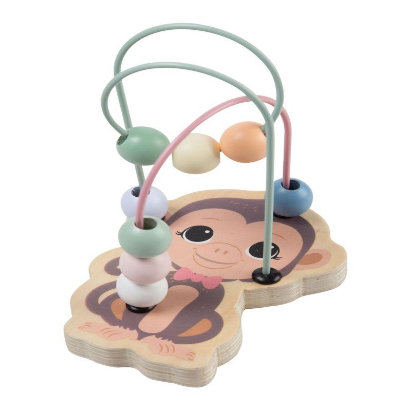 E-shop Jouéco The Wildies Family drevený mini labyrint Monkey 12m+