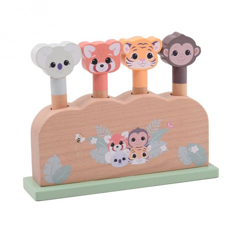 E-shop Jouéco The Wildies Family vyskakovacie zvieratká Pop-up 12m+