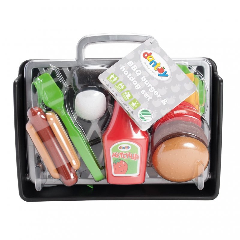E-shop DANTOY Classic BBQ sada Burger & Hotdog 19ks 24m+
