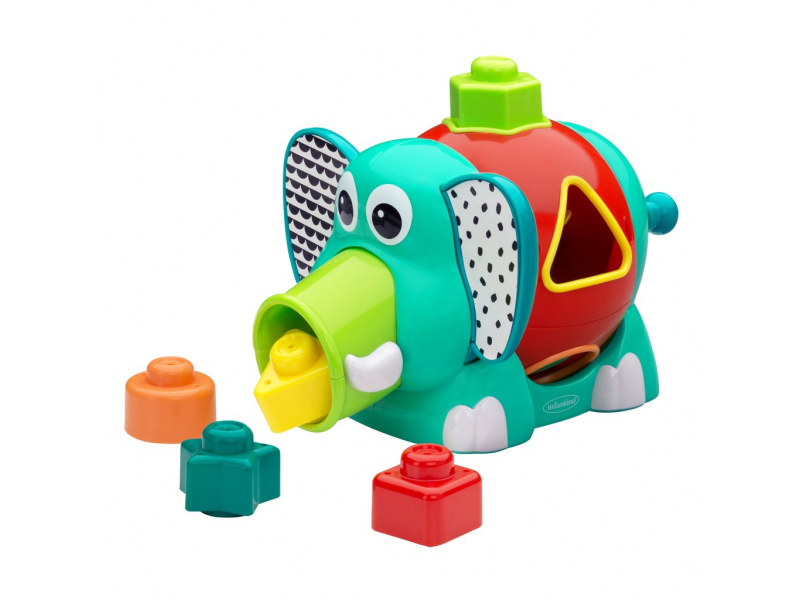 E-shop INFANTINO Slon Jumbo s vkladacími tvarmi