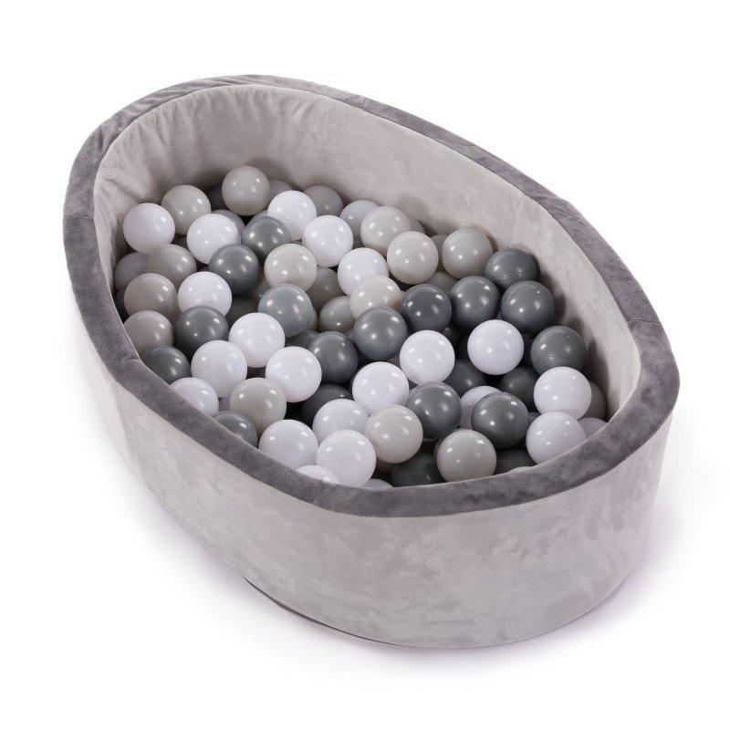 E-shop Bo Jungle Bazénik s loptičkami B-Ball Pit Play Gym Grey