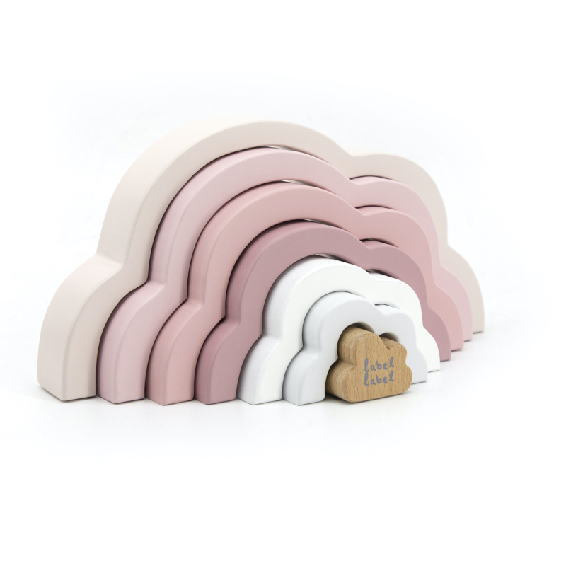 E-shop Label Label Dúhový mráčik Puzzle, ružový
