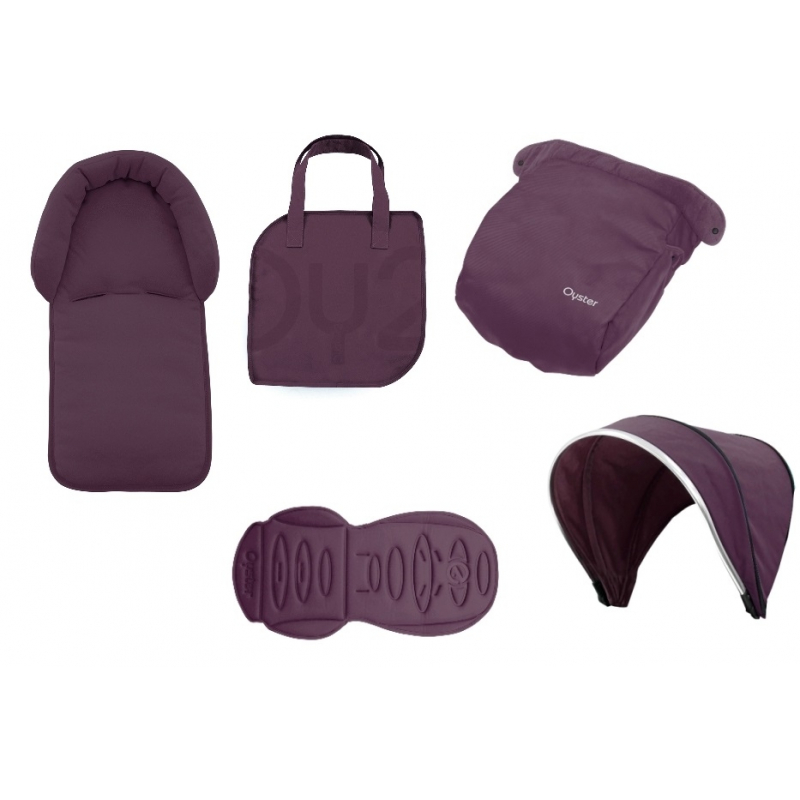 E-shop BabyStyle Oyster 2/ Max textilný set 2016, Damson
