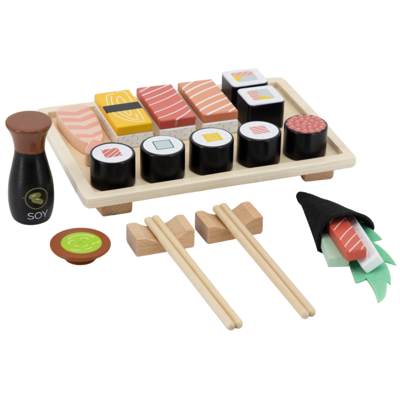 E-shop TRYCO Drevená sada Sushi