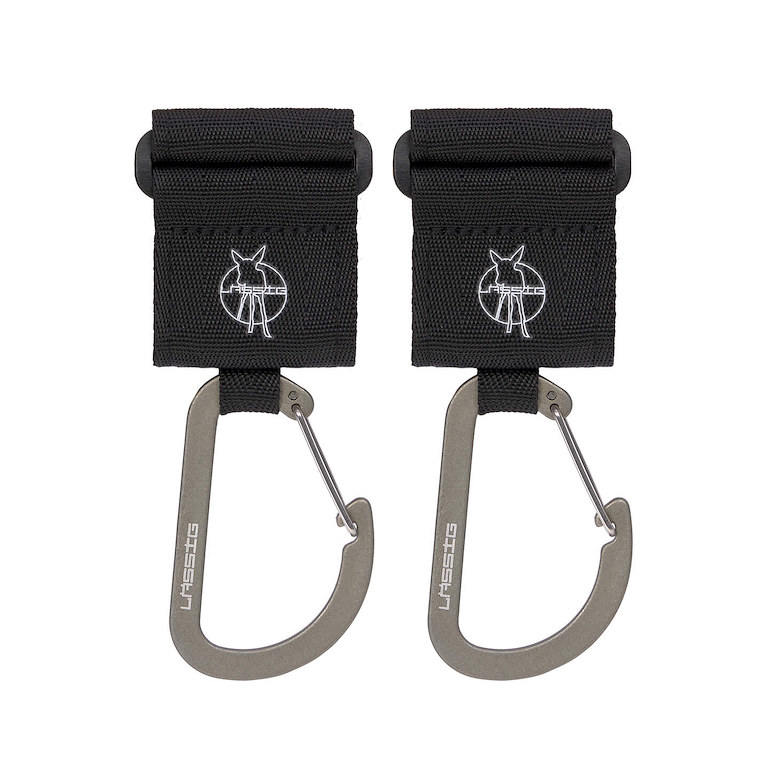 E-shop Lässig FAMILY LÄSSIG Casual Stroller Hooks with Carabiner black