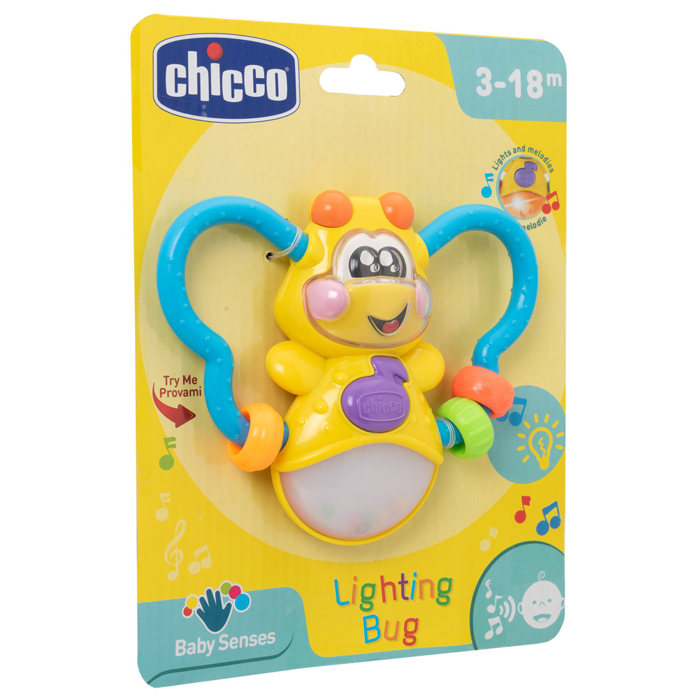 E-shop CHICCO Hryzačka elektronická Svietiaci chrobáčik 3m+