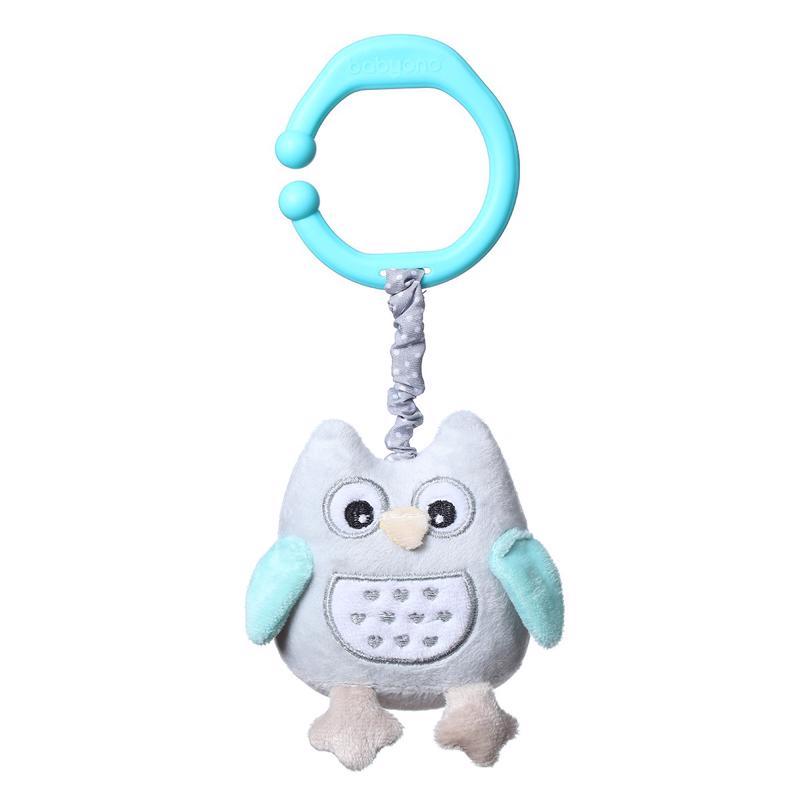 E-shop BABYONO Hračka vibračná na C krúžku sova Sofia modrá