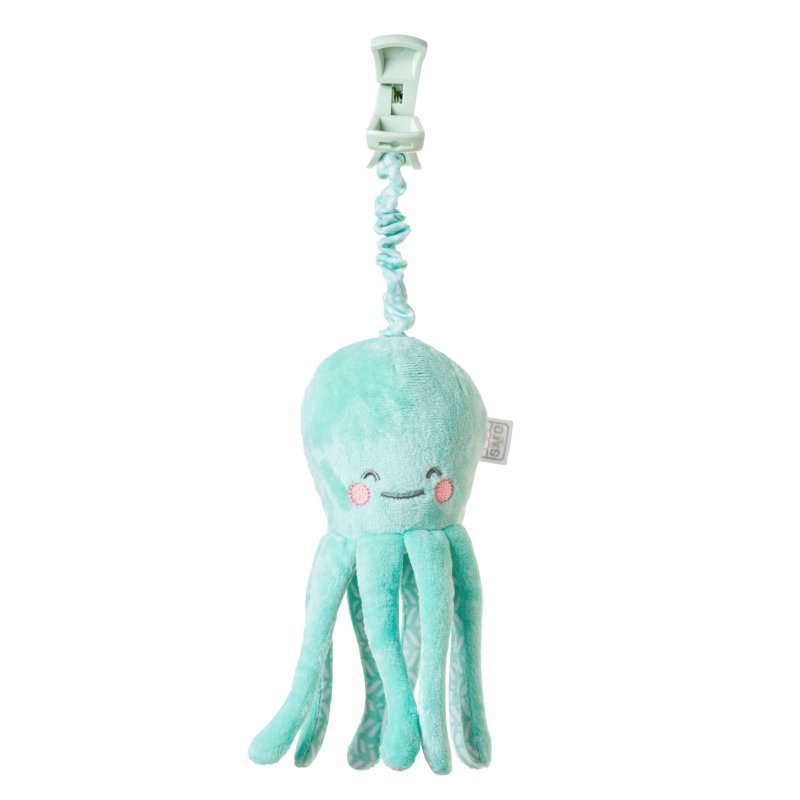 E-shop Saro Baby Chobotnička s klipom Happy Sea Mint