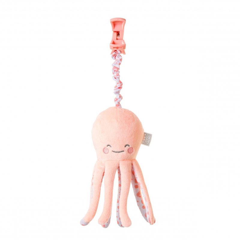 E-shop Saro Baby Chobotnička s klipom Happy Sea Pink